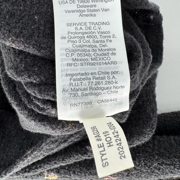 Texture & Thread by Madewell Ruffle Floral Long Bell Sleeve Blouse - Picture 12 of 12